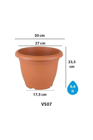 Serinova Villa Saksı Tabaksız 8.8 Lt No 7 07043350