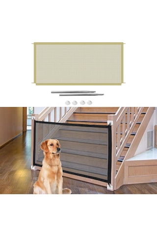 Suntek Bebek Kapısı Pet İzolasyon Örgü Köpek Kapı 120x72cm