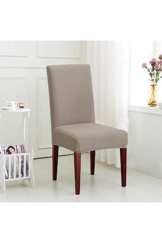 Haki 1/2/4/6 Adet Elastik Sandalye Örtüleri Spandex Yemek Sandalyesi Slipcover Yemek Odası Düz Renk Sandalye Kılıfı Düğün Otel Ziyafet İçin 1-pcs