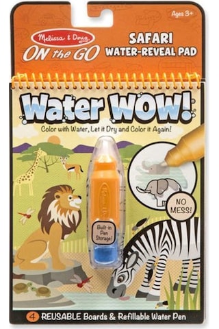 Melissa&Doug Water Wow! Su ile Boyama Kitabı Safari