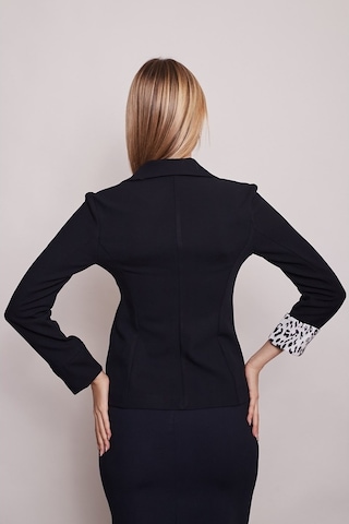 Jument Yakalı Flato Cepli Kolu Duble Uzun Kol Ofis Şık Blazer Kumaş Ceke (512163501)