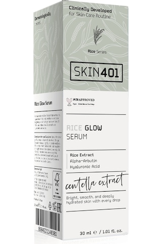 Skin401 Pirinç Özlü Aydınlatıcı Ve Parlaklık Etkili Serum 30ml
