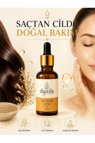 Biodamla Natural Susam Yağı 50 Ml