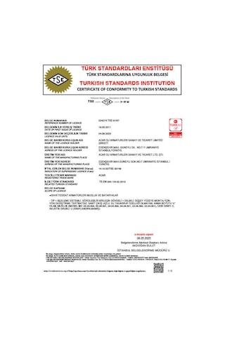 Yağmur Duş Yönlendirici Spiral Acar 21.yd.500 Açık Gri