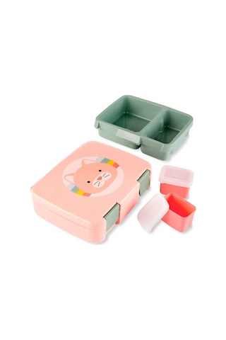 Skip Hop Zoo Bento Beslenme Kutusu Kedi Pembe