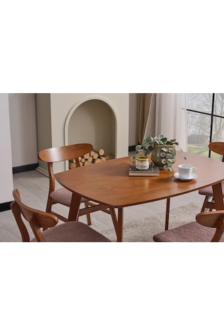 Lumpur Yemek Masası Takımı Ceviz