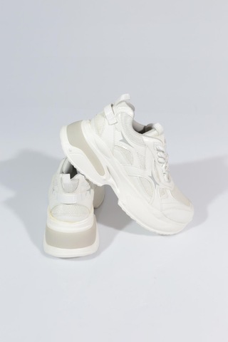 Dgn 71179 Kadin Sneaker Ayakkabi Beyaz