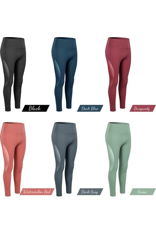 Jeehugo Kadınlar İçin Yüksek Bel Daraltıcı, Ağ Şeritli, Esnek Spor Tayt - Yoga, Koşu Ve Egzersiz İçin Gri Avrupa Beden S Koyu Gri