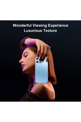 Vkemall  13 Pro Uyumlu Model 2: Şarj Edilebilir Pc Kılıf, Dinamik Işıklı Animasyon, Tam Yönlü Sağlama Ve Darbeye Dayanıklılık