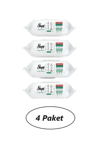 Easy Clean Beyaz Sabun Katkılı 4x100 400 Yaprak İpek Makyaj Pamugu Hediyeli