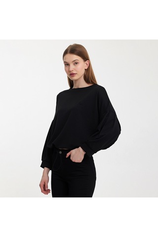 Twobull NAIROBI Kadın Siyah Sweatshirt