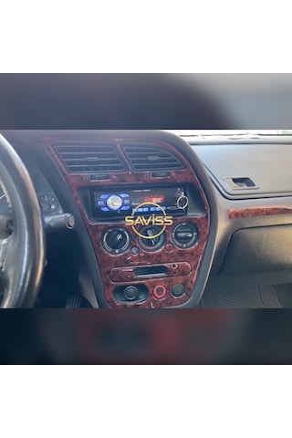 Peugeot 306 Gül desenli Maun Full Set,Torpido Maun Kaplama, Konsol Kaplama (Gül desenli Maun)