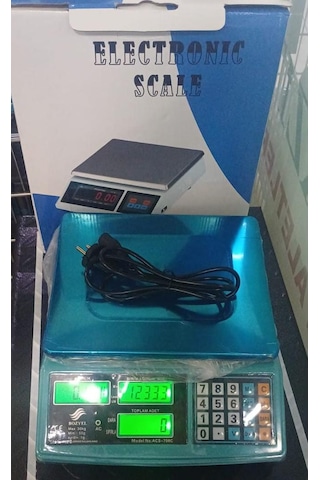 Bozyel 30 Kg-1 Gr Hassas Adet Parça Sayım Terazisi-metal Kefe-has