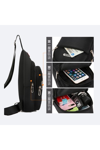 Erkek Çok Yönlü Çapraz Çanta-gri Grı