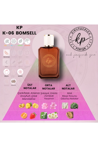 KP Kimyagerden K-06 Kadın Açık Parfüm Extrait De Parfum 50 ML