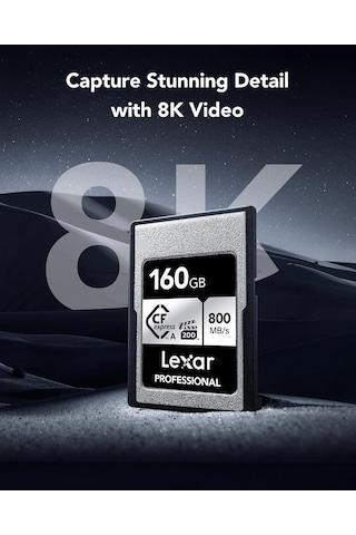Lexar Professional Silver Series Cfexpress Type-a 160 Gb Hafıza Kartı