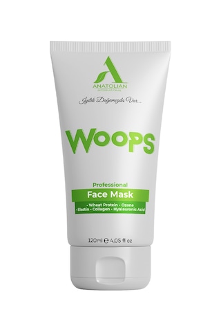 Anatolian İnternational  Woops Yüz Maskesi 120 ML