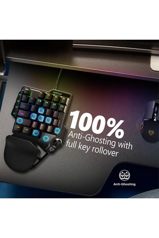 Vertux Combat Quickstrike Tek Elli Joystick Destekli Oyuncu Klavye