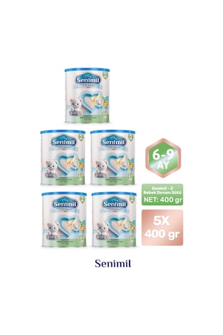 Senimil 2 Bebek Devam Sütü 400 G 5 Adet