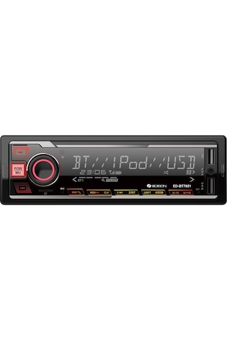 Edison Ed-bt7851ıc Oto Teyp Mp3 Çalar/fm Radyo/usb/aux/sd/bt/2 Amfi Çıkış/4 60w/app Kontrol/kumanda