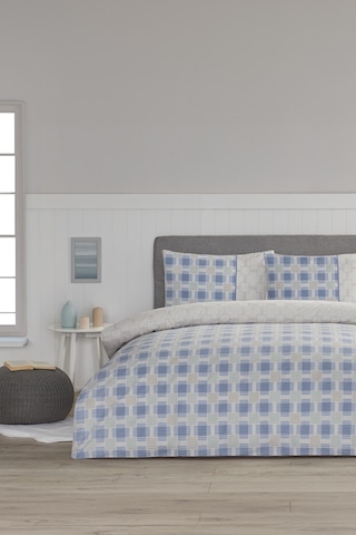 Özdilek Tartan Tissue Çift Kişilik Nevresim Takımı Desenli