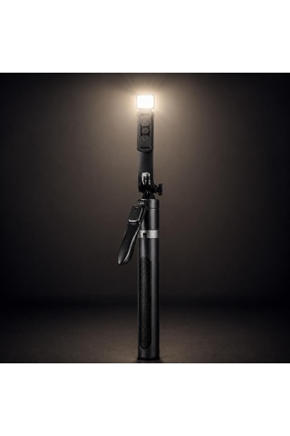Coverzone Neepho 1.8m Led Işıklı Bluetooth Selfie Çubuğu Tripod K