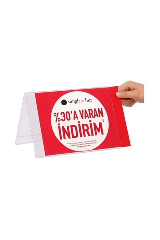 A Tipi Yatay Pleksi Föylük 21x15cm 5li Paket Şeffaf
