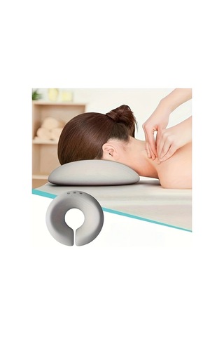 Honeybeeshop Gri Ayarlanabilir Masaj Yuz Yastigi Yatak Icin Rahat Bas Destegi Polyester Sunger 28 7cm X 7 37cm