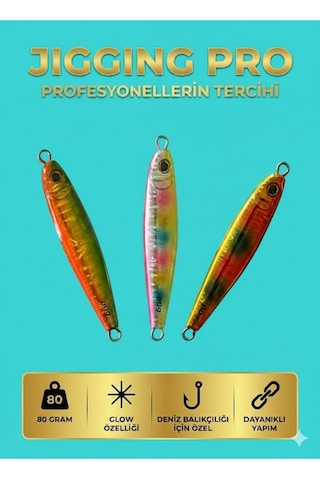 80 Gr Slow Jig Yemi 3'lü Set