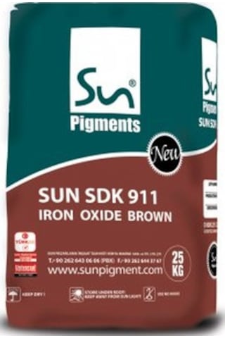 Demir Oksit Sun Sdk 911 Kahverengi  (25 Kg Paket)