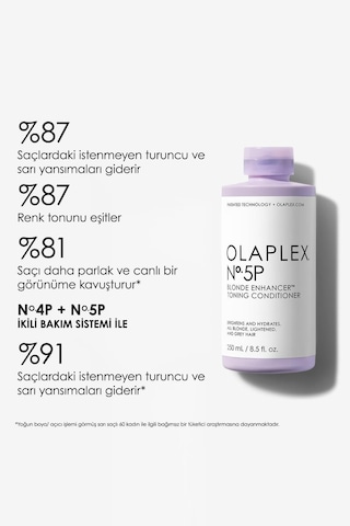 No. 5p Blonde Enhancer Toning Conditioner - Renk Koruyucu & Bağ Güçlendirici Mor Saç Bakım Kremi