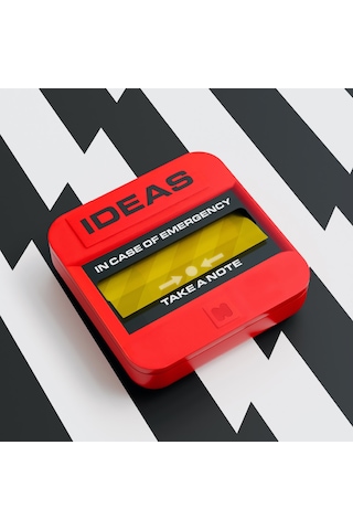 Mustard Emergency Şeffaf Yapışkanlı Not Kağıdı
