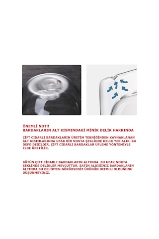 Arvale 2 Adet Çift Cidarlı 250 Ml Kulplu Cam Çay Kahve Süt Kupa Borosilikat Bardak Sku: Smgstka75fb941b1