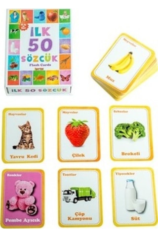 Diytoy İlk 50 Sözcük Hafıza Kartları