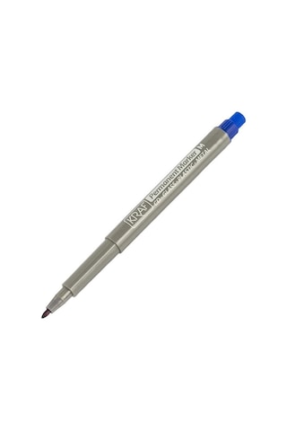KRAF ASETAT KALEMİ SİLGİLİ (M) 260 MAVİ (12 Adet) Mavi