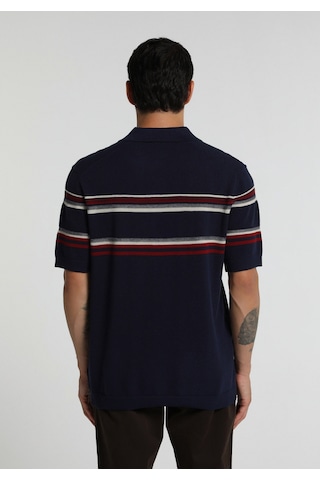 Colin's Colins Regular Fit Polo Yaka Jakarlı Erkek Lacivert Kısa Kol Kazak Cl1080893 Q1.v2 Nav