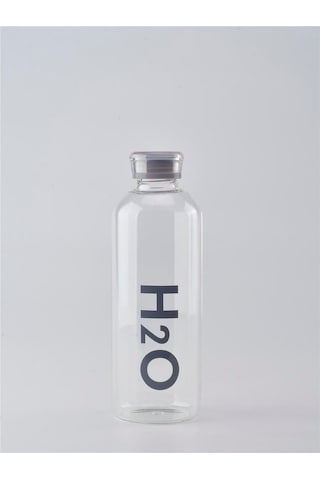 H2o 1lt Borosilikat Cam Matara Gri ... H2o 1lt Borosilikat Cam Matara Gri ...