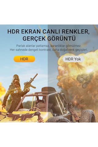 Veggieg Dp To Hdmı Kablo 8k 60hz 4k 240hz Hdr 3d 48gbps Örgülü Displayport To Hdmı Kablo 2 Metre