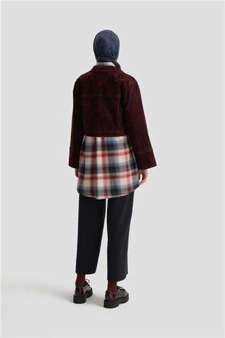 Armine Beli Apoletli Palazzo Pantolon 24kh2722 Lacivert Lacivert