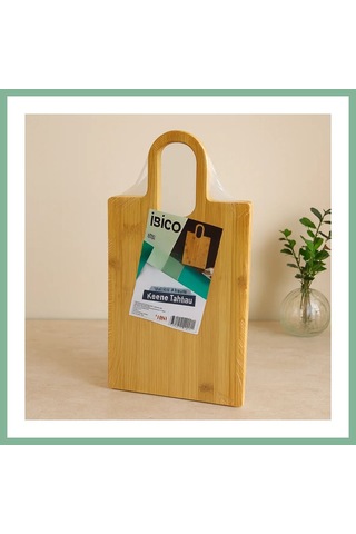 Bşkvirgo Bambu Kesme Tahtası Oval Kulplu 20x37 Cm Bsk2026 Çok Renkli