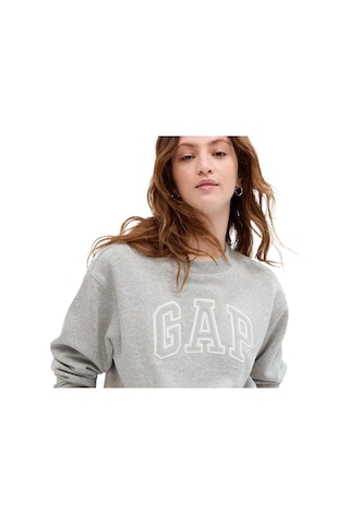 Gap V-gap Herıtage Crew Kadın Sweatshırt Gri