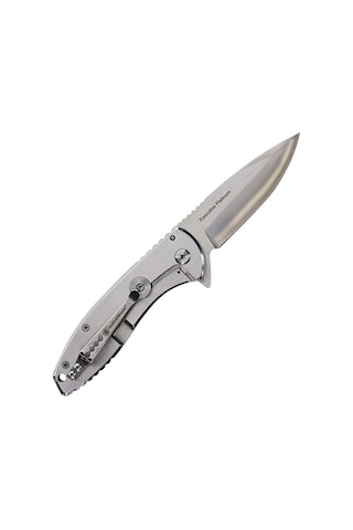 Smith Wesson Executıve Platınum Satin Drop Point Kamp Çakı 1205009 Gümüş