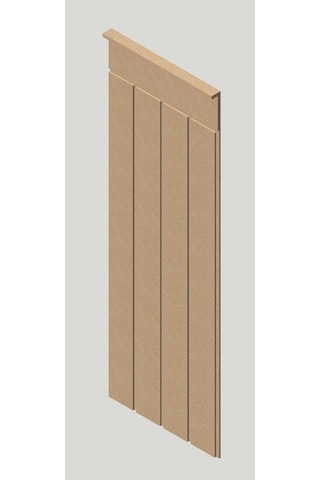 DUVAR PANELİ 36 cm Genişlik x 105 cm Ham mdf Duvar paneli ( 10 mm