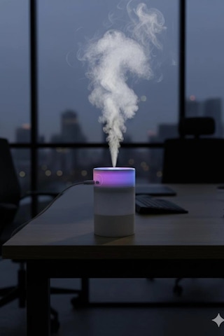 Sd12 Taşınabilir Mini Usb Hava Nemlendirici Araç Ve Ofis İçin Renkli Işıklı