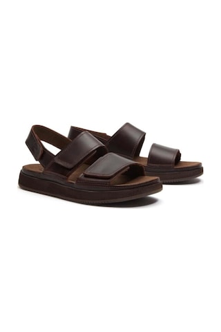 Timberland Casco Cove Backstrap Sandal-14372 Dark Brown Full Graın
