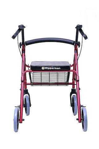 Tekerlekli Katlanır Sepetli Rolatör Walker Yürüteç