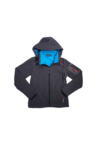 Cmp Zip Hood Bayan Softshell Outdoor Mont siyah