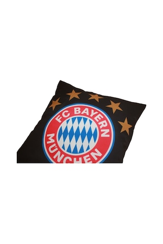 FC Bayern Münih 5. Yıldız Dekoratif Yastık 40x40 Taraftar Kırlent Yumuşak