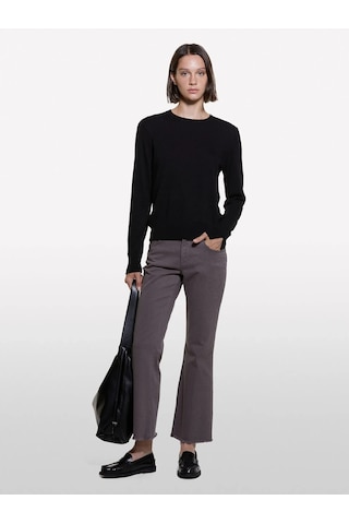 Sisley Kaşmir Karışımlı Regular Fit Kazak Kadın Siyah Kazak - 325a102hm100f