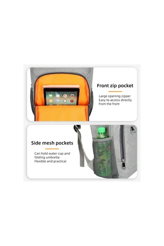 Teltree 24l Isı Ve Soğuk Tutucu Sırt Çantası - İçten Izolasyonlu, Sızıntısız, Oxford Kumaş - Piknik, Kamp, Outdoor Aktivite İçin Gri Gri